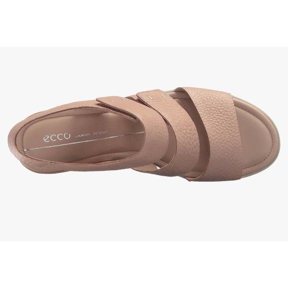 ECCO Shape Wedge Plateau Sandal in Rose Poussiere - Picture 5 of 11
